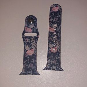 Navy Floral Band for Apple Watch